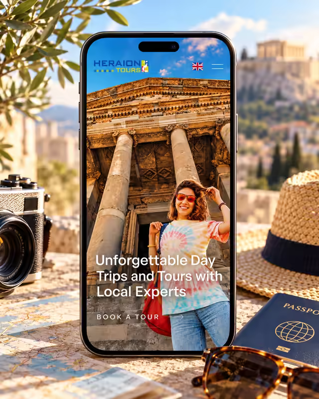 Αρχική σελίδα του Heraion Tours με ξεναγήσεις στην Ελλάδα